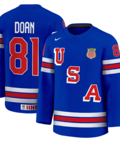 Josh Doan Jersey #81 USA Hockey 2025 Premium Stitched Hockey