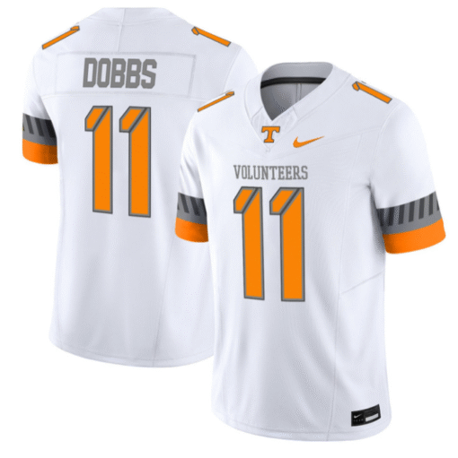 Joshua Dobbs Jersey #11 Tennessee Vols 2025 Smokey Grey Series Stitched Football - Image 3
