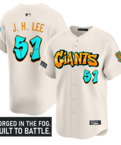 Alternative view of Jung Hoo Lee Jersey #51 San Francisco Giants Graffiti Fog City Drop Stitched Baseball