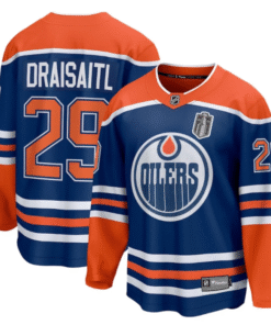 Leon Draisaitl Jersey 29 Edmonton Oilers 2025 Stanley Cup Final Home Breakaway Stitched Hockey