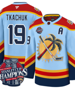 Matthew Tkachuk Jersey #19 Florida Panthers 2025 Stanley Cup Back To Back Stitched Hockey