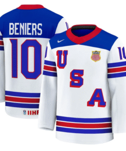 Matty Beniers Jersey 10 USA Hockey 2025 Premium Stitched Home