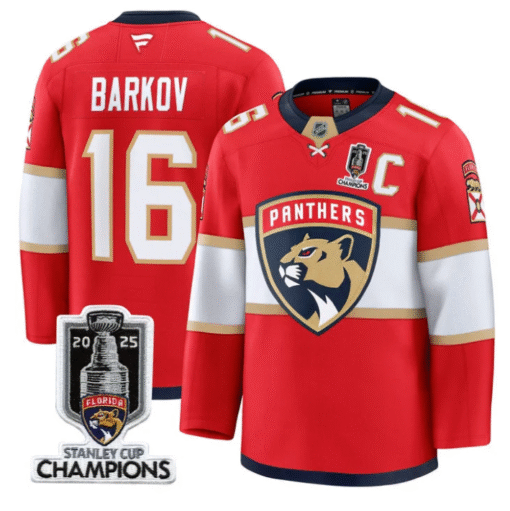 Aleksander Barkov Jersey #16 Florida Panthers 2025 Stanley Cup Stitched Hockey - Image 3