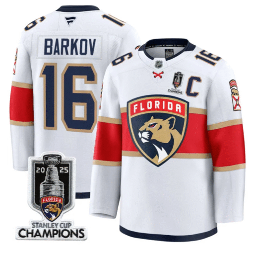 Aleksander Barkov Jersey #16 Florida Panthers 2025 Stanley Cup Stitched Hockey - Image 2