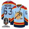 Brad Marchand Jersey #63 Florida Panthers 2025 Stanley Cup Champions Stitched Hockey
