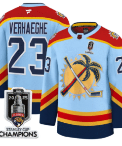 Carter Verhaeghe Jersey #23 Florida Panthers 2025 Stanley Cup Champions Stitched Hockey