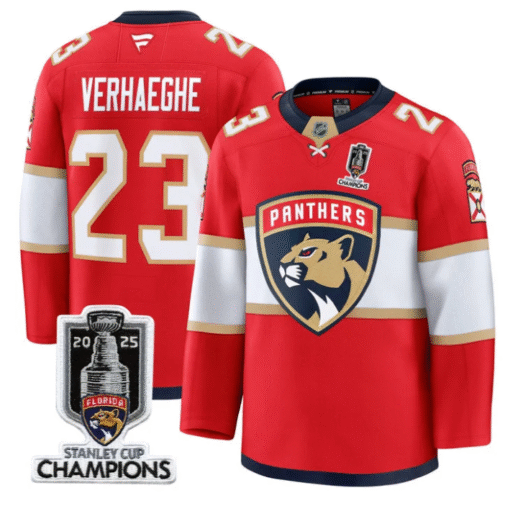 Carter Verhaeghe Jersey #23 Florida Panthers 2025 Stanley Cup Champions Stitched Hockey - Image 3