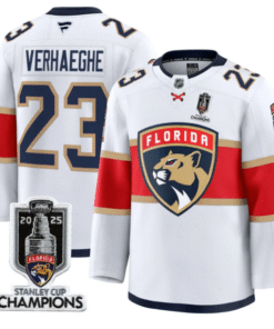 Alternative view of Carter Verhaeghe Jersey #23 Florida Panthers 2025 Stanley Cup Champions Stitched Hockey