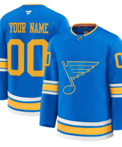 Custom St. Louis Blues Jersey Name, Number 2025-26 Premium Stitched Hockey
