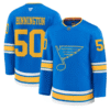 Jordan Binnington Jersey #50 St. Louis Blues 2025-26 Premium Stitched Hockey