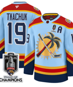 Matthew Tkachuk Jersey #19 Florida Panthers 2025 Stanley Cup Champions Stitched Hockey