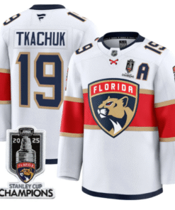 Alternative view of Matthew Tkachuk Jersey #19 Florida Panthers 2025 Stanley Cup Champions Stitched Hockey