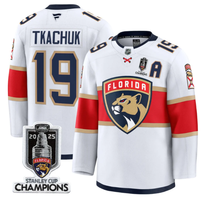 Matthew Tkachuk Jersey #19 Florida Panthers 2025 Stanley Cup Champions Stitched Hockey 2 Matthew Tkachuk Jersey #19 Florida Panthers 2025 Stanley Cup Champions Stitched Hockey - Image 2