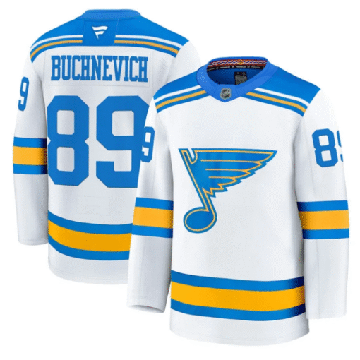 Pavel Buchnevich Jersey #89 St. Louis Blues 2025-26 Premium Stitched Hockey - Image 2