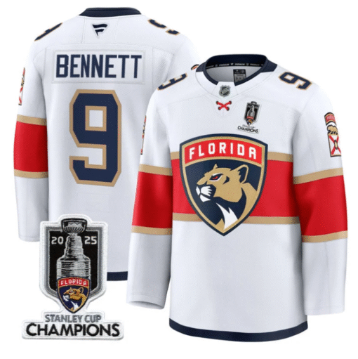 Sam Bennett Jersey #9 Florida Panthers 2025 Stanley Cup Champions Stitched Hockey - Image 3