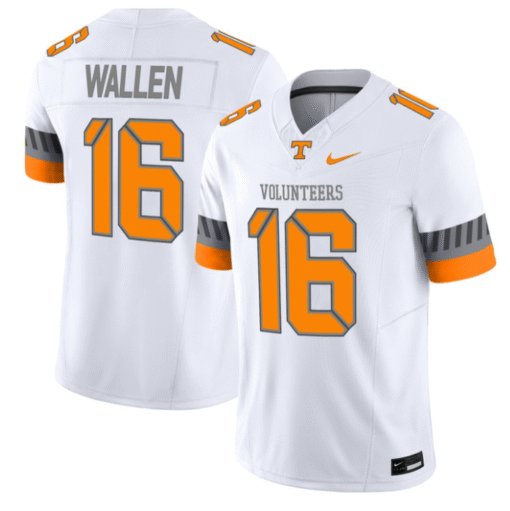 Morgan Wallen Jersey #16 Tennessee Vols 2025 Smokey Grey Series Stitched Football - Image 2