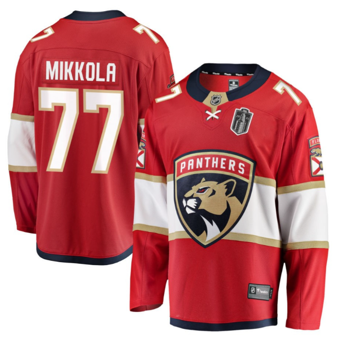 Niko Mikkola Jersey 77 Florida Panthers 2025 Breakaway Player Stitched Hockey 3 Niko Mikkola Jersey 77 Florida Panthers 2025 Breakaway Player Stitched Hockey - Image 3