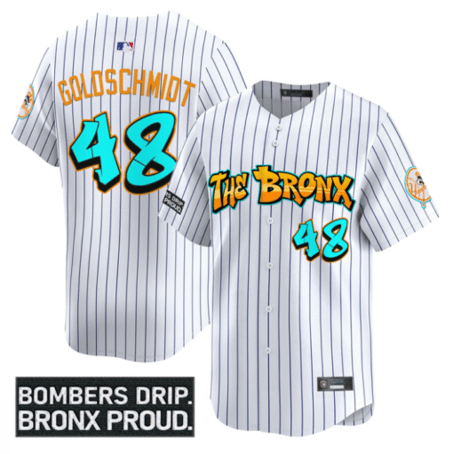 Paul Goldschmidt Jersey #48 Yankees Graffiti Bronx Bombers Edition Stitched Baseball - Image 2