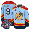 Sam Bennett Jersey #9 Florida Panthers 2025 Stanley Cup Back To Back Stitched Hockey