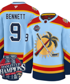 Sam Bennett Jersey #9 Florida Panthers 2025 Stanley Cup Back To Back Stitched Hockey