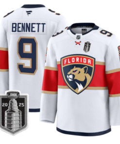 Sam Bennett Jersey 9 Florida Panthers 2025 Stanley Cup Final Stitched White