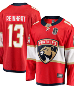 Sam Reinhart 13 Florida Panthers 2025 Stanley Cup Final Home Breakaway Men Jersey Red