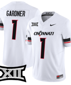 Sauce Gardner Jersey 1 Cincinnati Bearcats 2025 Vapor Limited Stitched White