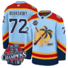Sergei Bobrovsky Jersey #72 Florida Panthers 2025 Stanley Cup Back To Back Stitched Hockey