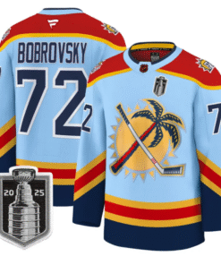 Sergei Bobrovsky Jersey #72 Florida Panthers 2025 Stanley Cup Final Stitched Hockey