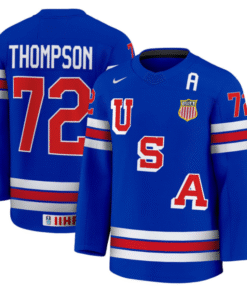 Tage Thompson Jersey #72 USA Hockey 2025 Premium Stitched Hockey