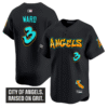 Taylor Ward Jersey #3 Los Angeles Angels Graffiti Halo Drop Edition Stitched Baseball