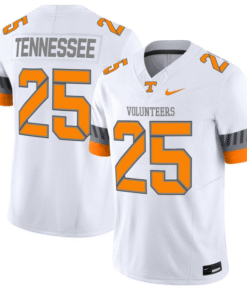 Tennessee Jersey 25 Tennessee Vols 2025 Smokey Grey Series Stitched White