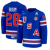 Zeev Buium Jersey #28 USA Hockey 2025 Premium Stitched Hockey