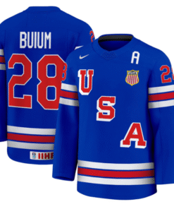 Zeev Buium Jersey #28 USA Hockey 2025 Premium Stitched Hockey