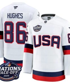 Alternative view of Men USA 4 Nations Face-Off 2025 Premium Jersey - All Stitched