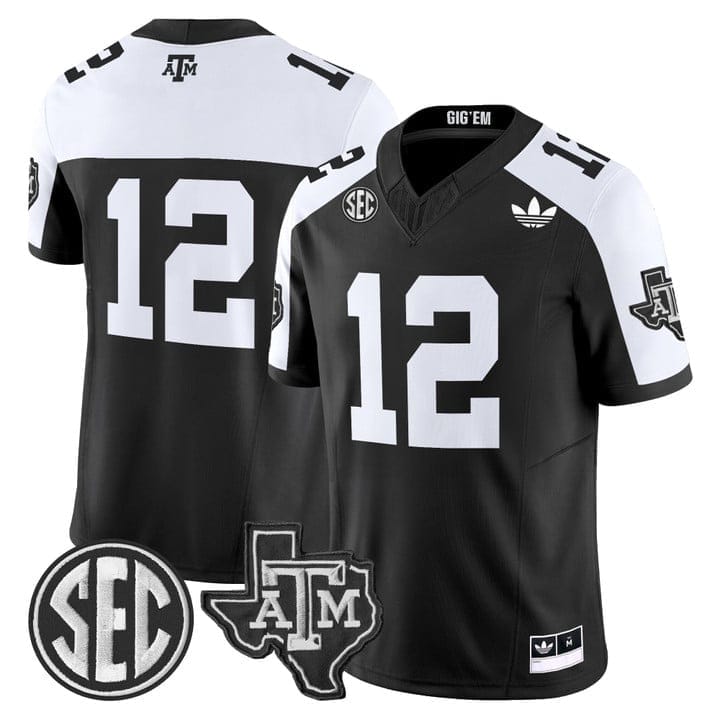 12th Man Jersey #12 Texas A&M Aggies 2025 Vapor Limited V2 Stitched - Image 3