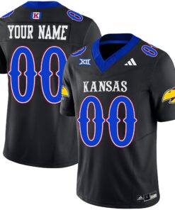 Custom Kansas Jayhawks Jersey Blackhawk Vapor Limited Stitched All Colors