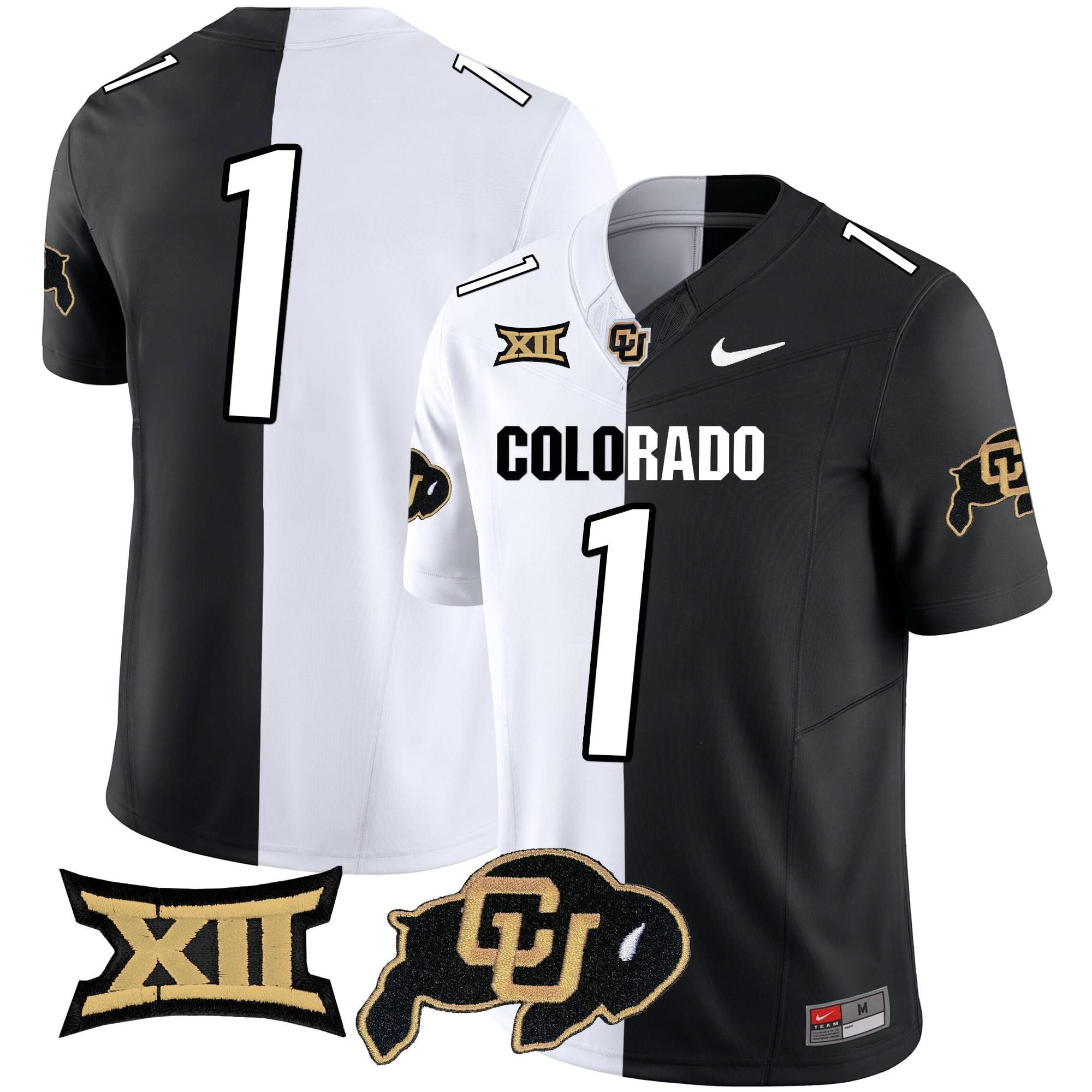 Colorado Buffaloes Vapor Limited Jersey V2 - Big 12 XII Patch - All Stitched 43 Colorado Buffaloes Vapor Limited Jersey V2 - Big 12 XII Patch - All Stitched - Image 43