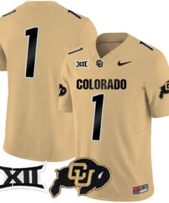 Colorado Buffaloes Vapor Limited Jersey V2 - Big 12 XII Patch - All Stitched 82 1724921727d237e6ed25 8bd1dc86 d8bb 4b37 b052 220a48d91991