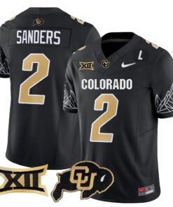 Colorado Buffaloes Vapor Limited Jersey V3 - Big 12 XII Patch - All Stitched