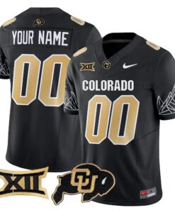 Custom Colorado Buffaloes Jersey Vapor Limited V3 - Big 12 XII Patch - All Stitched