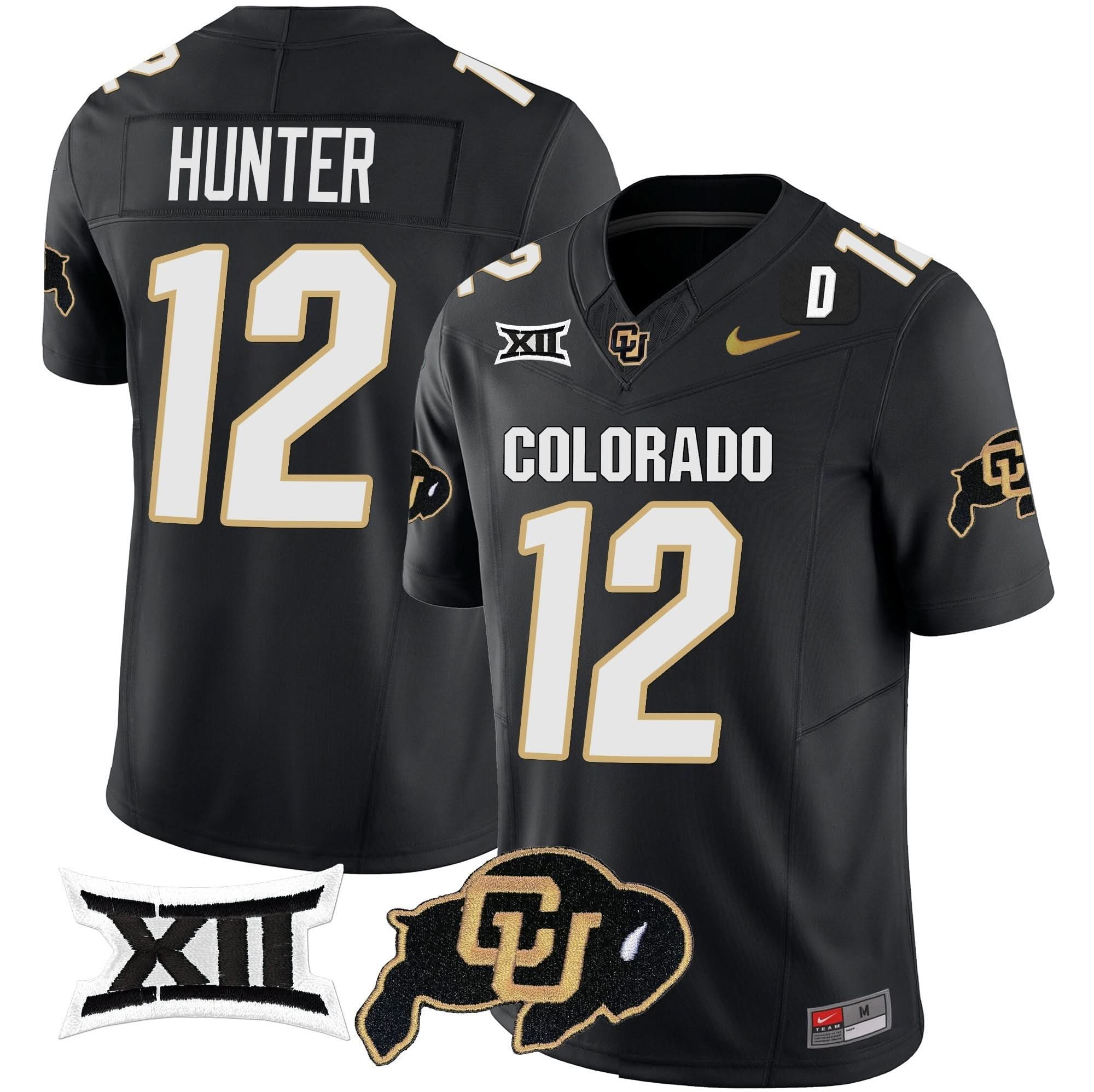Colorado Buffaloes Vapor Limited Jersey V2 - Big 12 XII Patch - All Stitched 2 Colorado Buffaloes Vapor Limited Jersey V2 - Big 12 XII Patch - All Stitched - Image 2