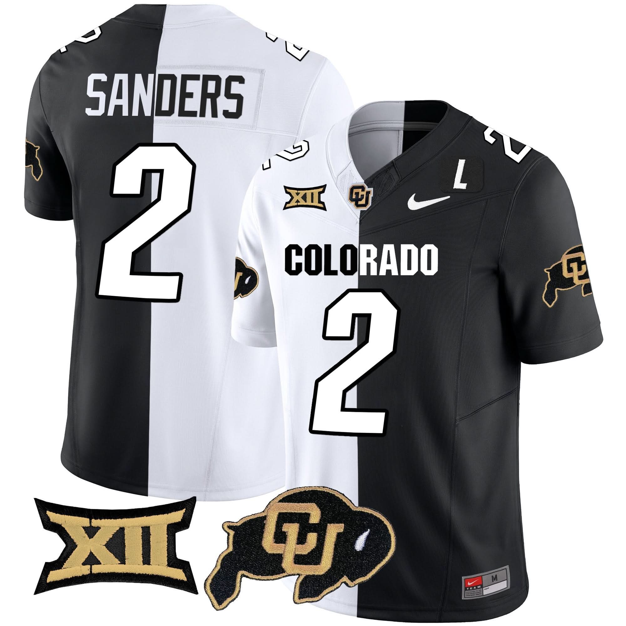 Colorado Buffaloes Vapor Limited Jersey V2 - Big 12 XII Patch - All Stitched 36 Colorado Buffaloes Vapor Limited Jersey V2 - Big 12 XII Patch - All Stitched - Image 36