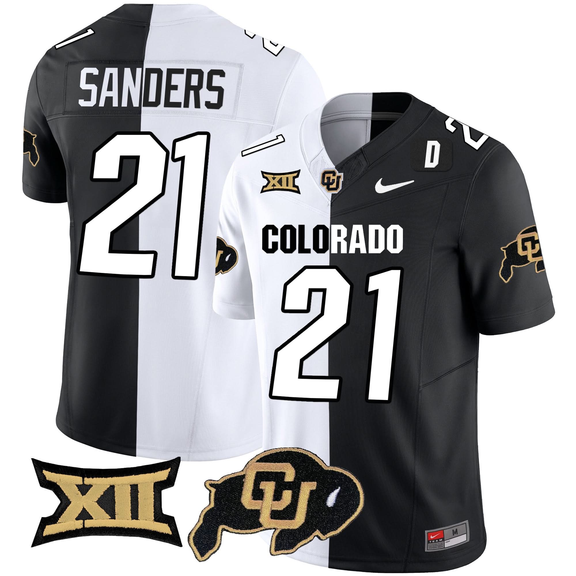 Colorado Buffaloes Vapor Limited Jersey V2 - Big 12 XII Patch - All Stitched 38 Colorado Buffaloes Vapor Limited Jersey V2 - Big 12 XII Patch - All Stitched - Image 38
