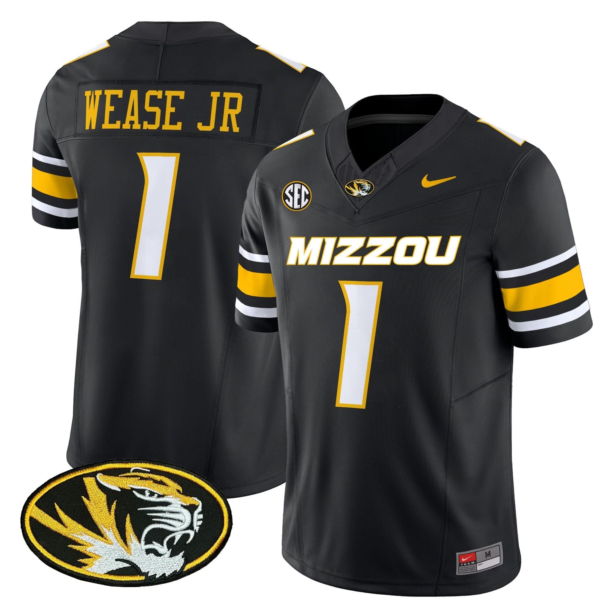 Missouri Tigers Vapor Limited Jersey - All Stitched 9 Missouri Tigers Vapor Limited Jersey - All Stitched - Image 9