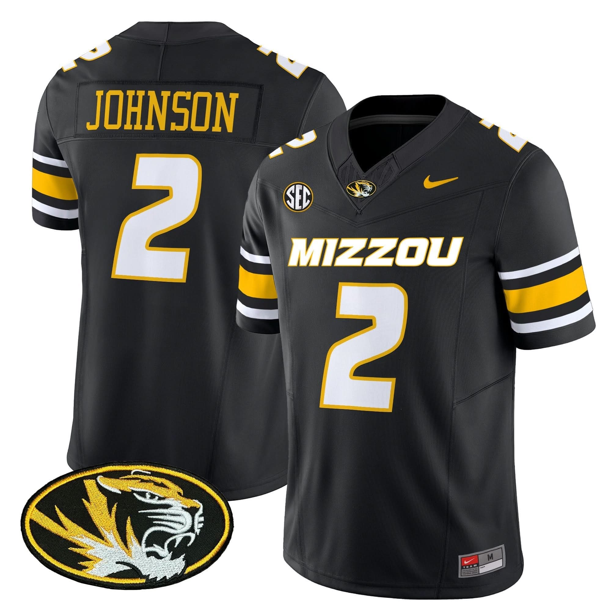 Missouri Tigers Vapor Limited Jersey - All Stitched 10 Missouri Tigers Vapor Limited Jersey - All Stitched - Image 10