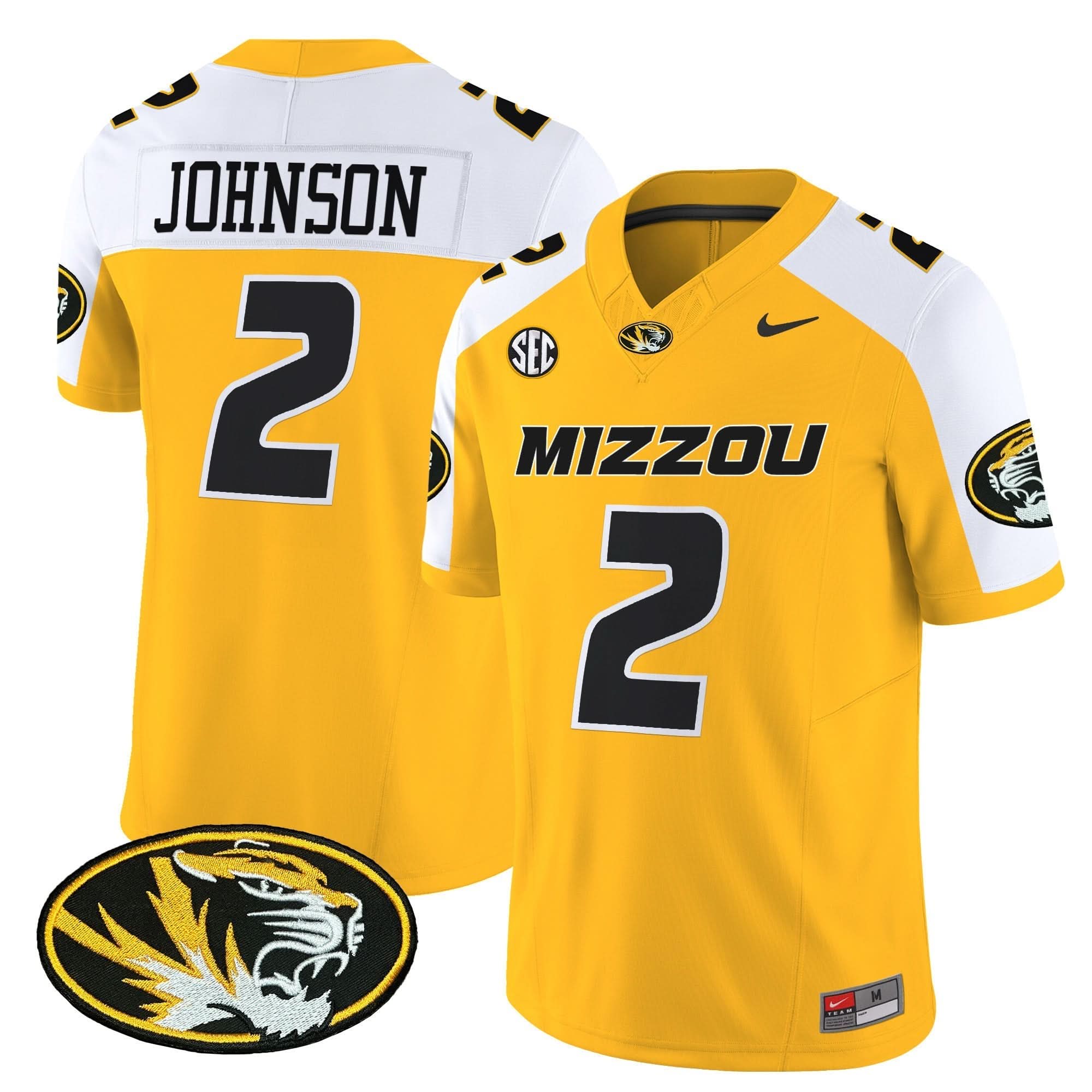 Missouri Tigers Vapor Limited Jersey - All Stitched 3 Missouri Tigers Vapor Limited Jersey - All Stitched - Image 3