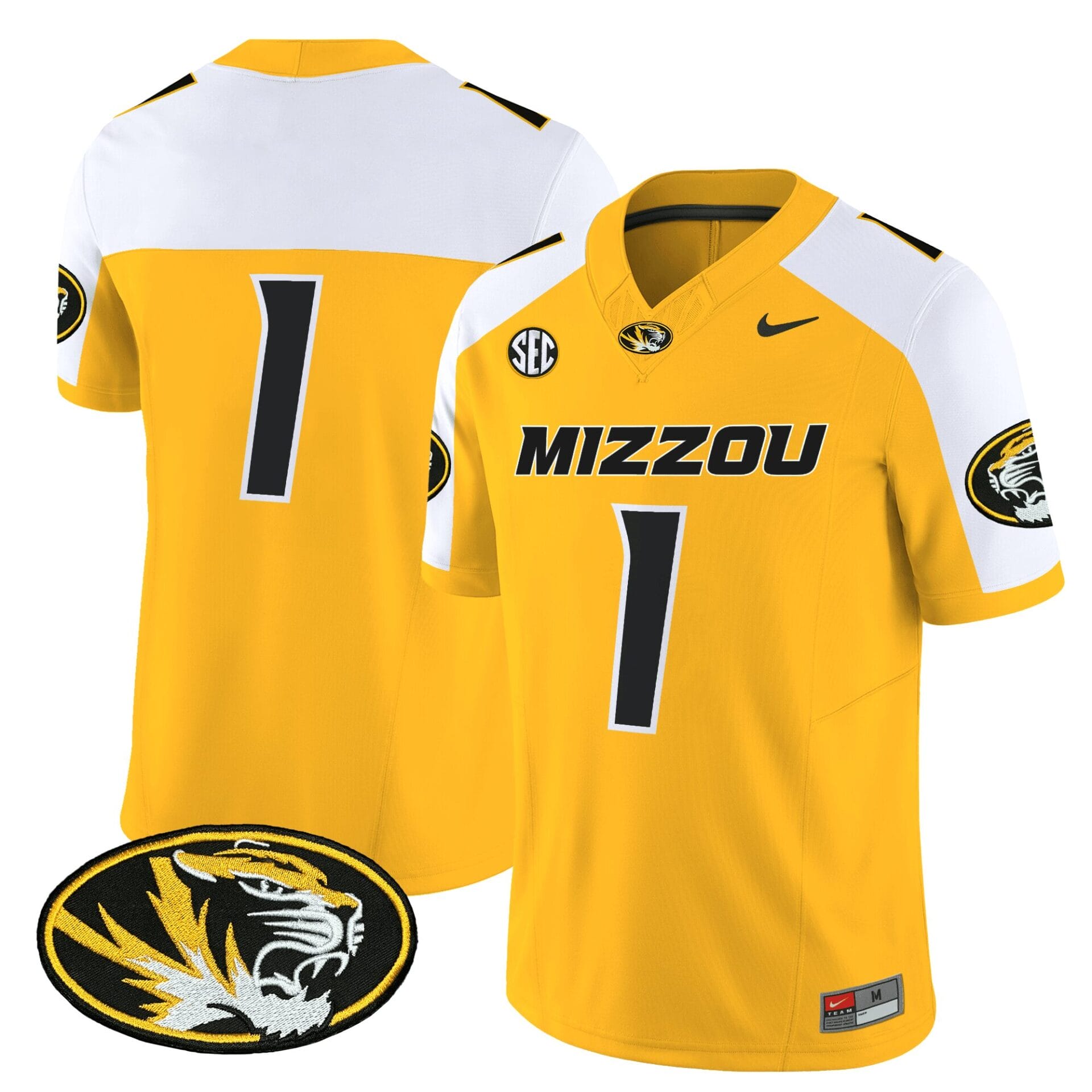 Missouri Tigers Vapor Limited Jersey - All Stitched 6 Missouri Tigers Vapor Limited Jersey - All Stitched - Image 6