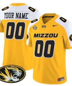Alternative view of Custom Missouri Tigers Jersey Name, Number 2025 Vapor Limited All Stitched