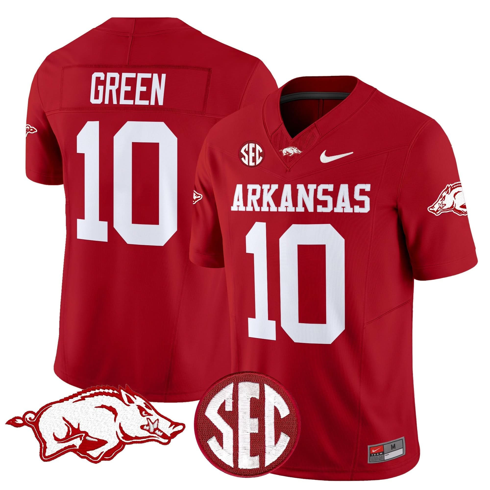 Arkansas Razorbacks Vapor Limited Jersey - All Stitched 9 Arkansas Razorbacks Vapor Limited Jersey - All Stitched - Image 9